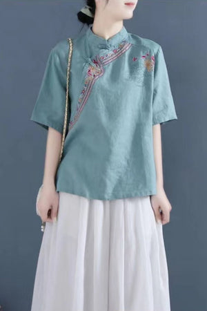Odette Cheongsam Top (Non-Returnable)