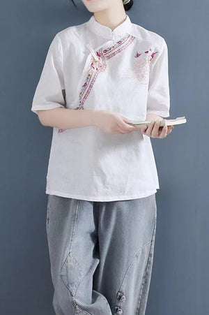 Odette Cheongsam Top (Non-Returnable)